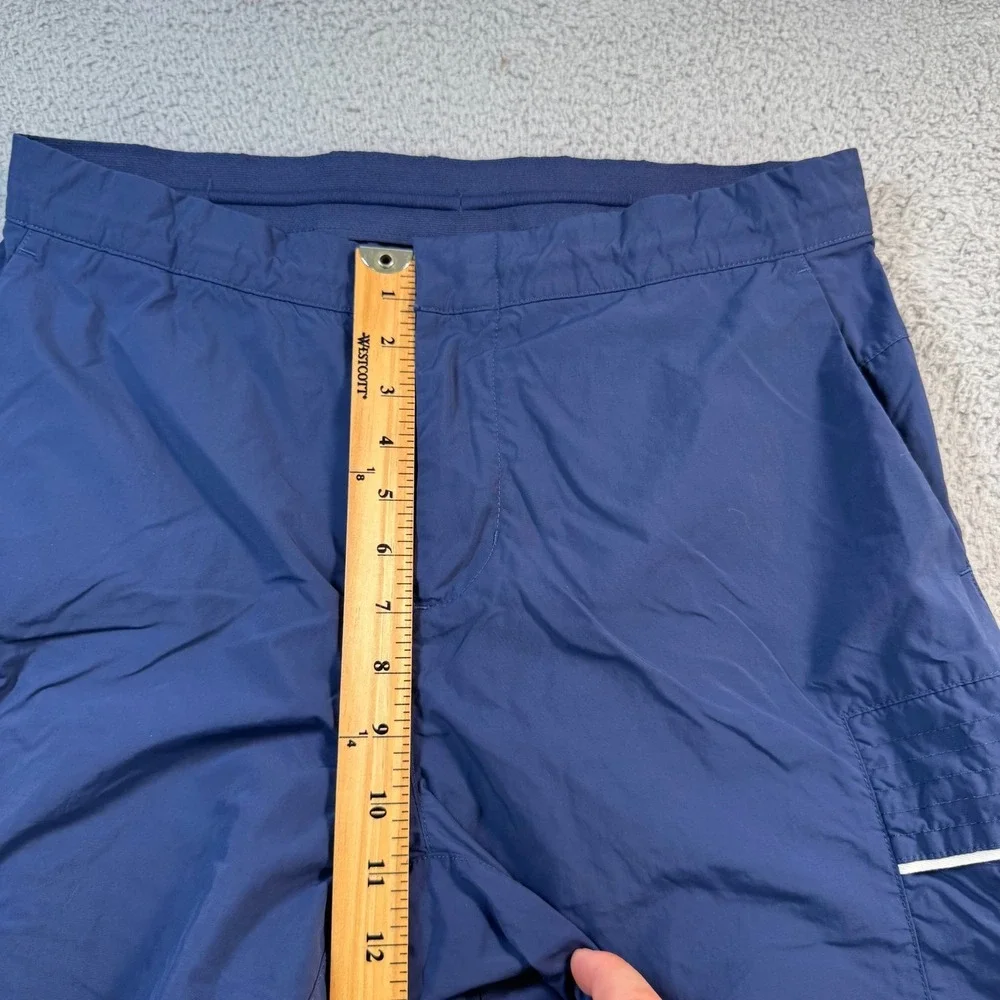 Nike Mens Navy Blue Nylon Tapered Cargo Pants Size Medium 32 Tech Sportswear